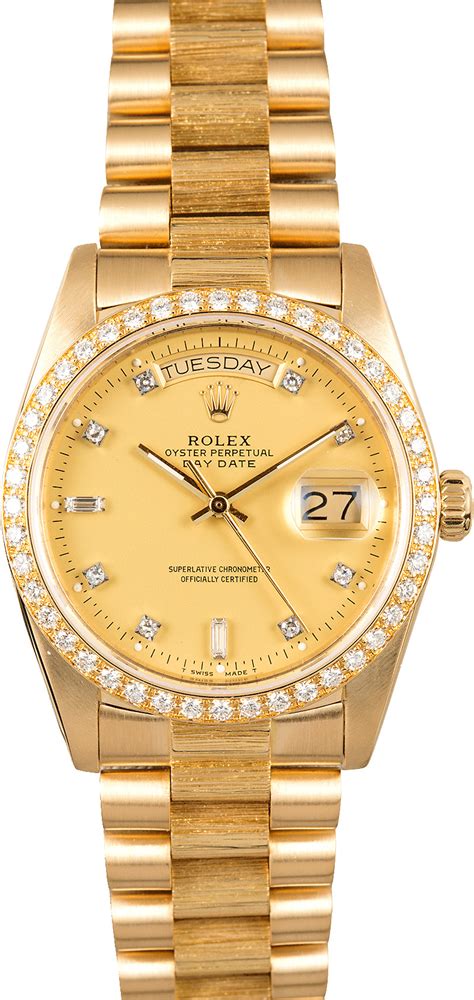 rolex president bark dial ladies|rolex presidential watch.